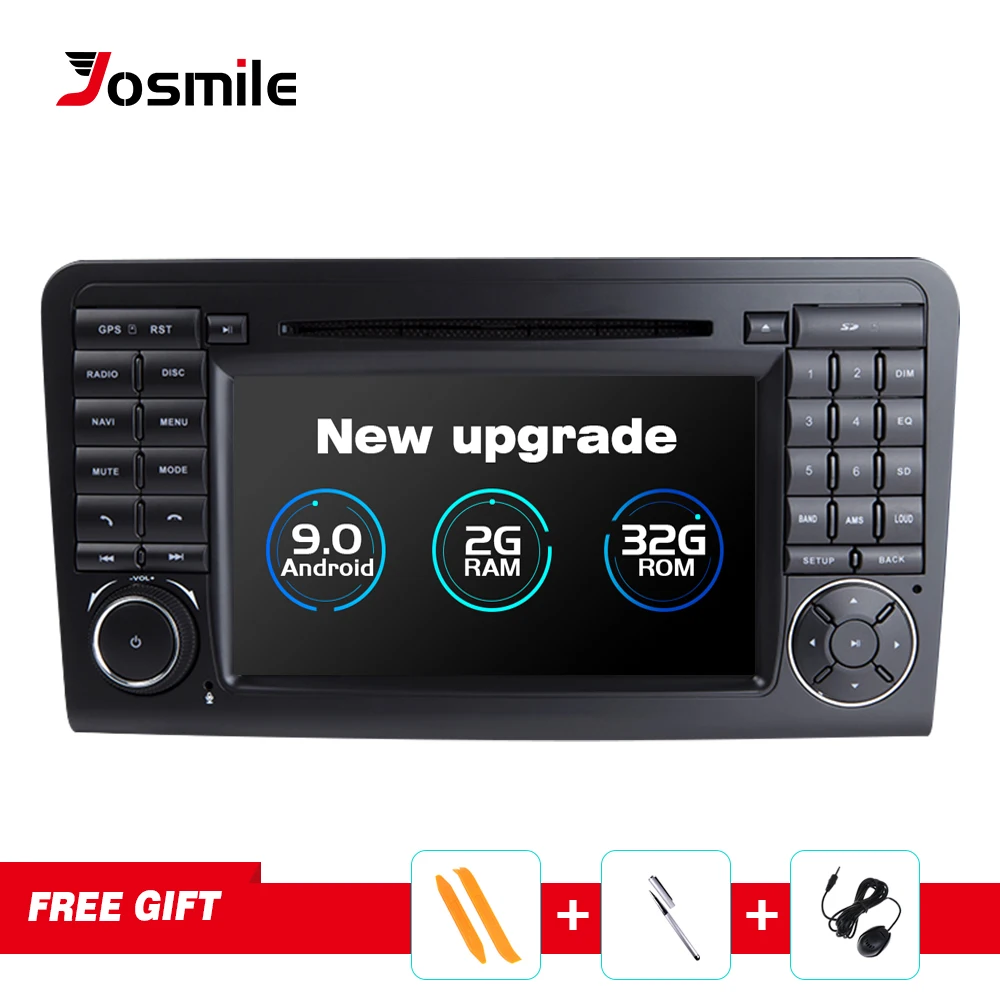 Josmile 2 Din Android 9 0 Авторадио GPS автомобильный DVD мультимедийный плеер для Mercedes/Benz/ML/GL