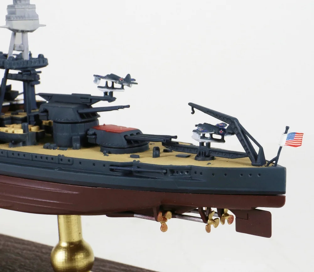 Новинка 1/700 USS Arizona BB-39, статическая Готовая модель броненосца из сплава, коллекционные вещи