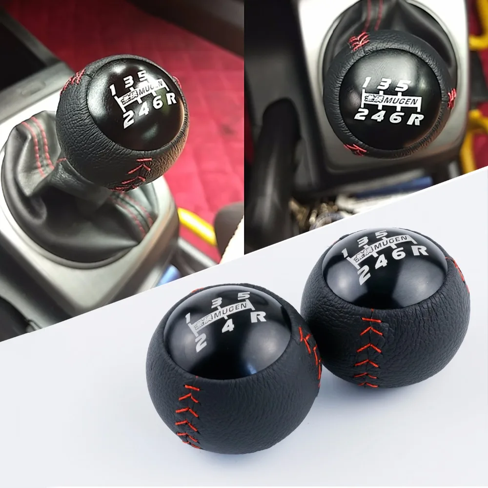 

Mugen M10x1.5 5/6 Speed Gear Shift Knob Shifter Lever Head Fit for Honad Acura