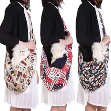 Маленькая переноска для домашних животных, кошек, собак, слинг, сумка для путешествий, сумка через плечо, сумка для переноски, полиэстер, дышащая безопасная Пряжка, 70*50 см, F430