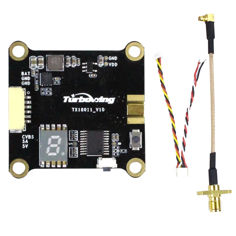 

Turbo wing one-eyed bike T X 18011 2000/25/200 / 600 Mwshuerte naked 5.8 g 48ch FPV VTX video sender FR qav 180 220,250 car four