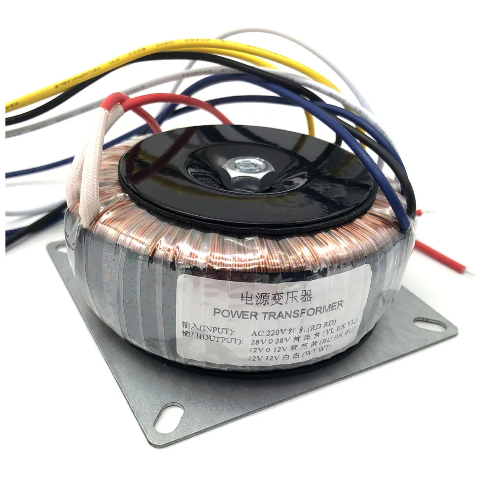 Cena Lusya podwójny AC 28v 12V pojedynczy 12v 200W transformator dla TDA8954th LM3886 przedwzmacniacz tablica dźwiękowa używane 220V 50Hz A2 015