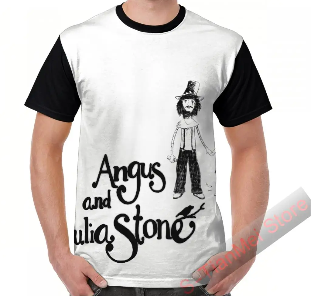 Summer Graphic t shirt men tops tees Angus And Julia Stone printed women funny T-Shirt Short Sleeve Casual tshirts | Мужская одежда