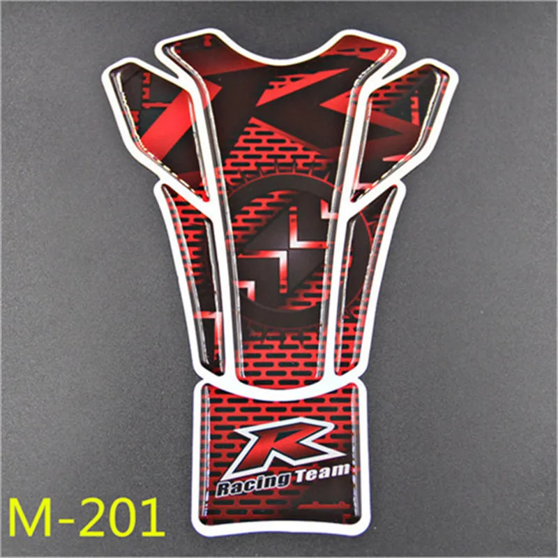3D наклейка для мотоцикла газовая защитная накладка на топливный бак мотоциклетные наклейки для GSXR CBR NINJA Z1000 Yamaha YZF FZ1 Honda Kawasaki Suzuki - Цвет: M-201