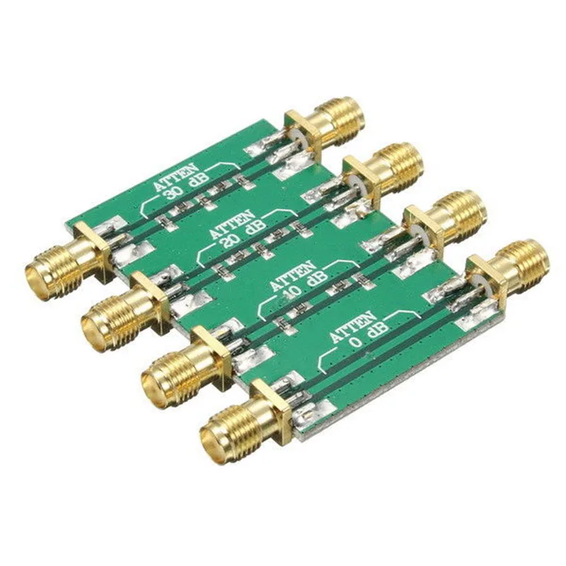 200mW DC 4,0 GHz RF Фиксированный аттенюатор SMA двойная Женская головка 0dB 10dB 20dB 30dB