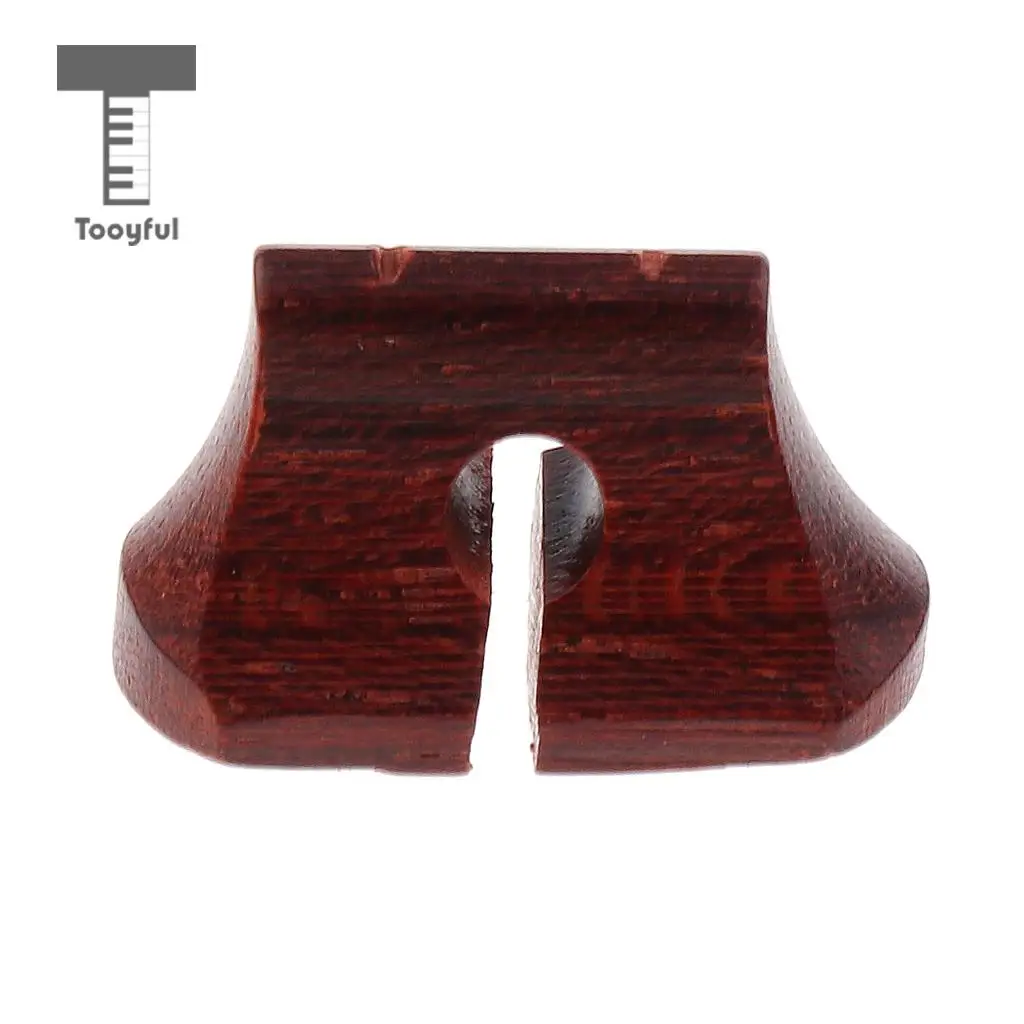 Tooyful 1 Piece Professional Red Sandalwood Erhu Bridge String Instrument Parts 
