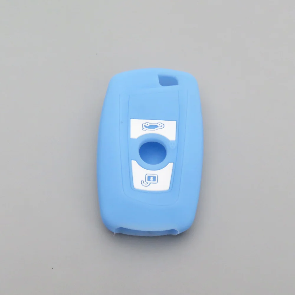 Xinyuexin силиконовый чехол для автомобильного ключа BMW 5 7 серии Smart Remote Car Key Jacket Wallet