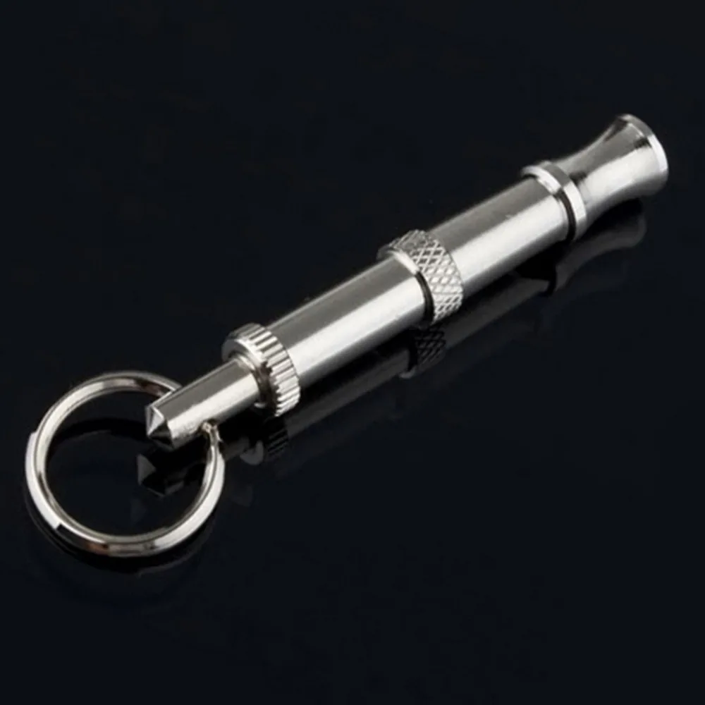 1pcs New Arrival Key chain Whistle Sound Pet New 55mm Dog Training Adjustable High Quality Dog Training Whistle