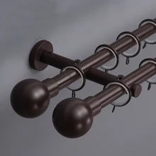 Спальня карниз кронштейн роман стержень аксессуары одного стержень двойной стержень Mute занавес трек