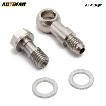 

Turbo Banjo Bolt Kit M10x1.5mm to 4AN w/ 1.8mm Restrictor For Subaru TD04L RHF5 Turbo Oil Feed AF-CGQ81