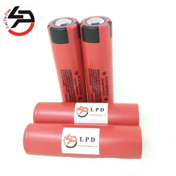 

Laipuduo 4pcs 100% Original Rechargeable Battery For Sanyo 18650 3500mAh NCR18650GA Li-ion 3.6v
