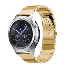 Bracelets montres rose d’or De Mode En Acier Inoxydable Montre de Courroie De Bande Fermoir en métal Pour Samsung Gear S3 Classique Bretelles bandes 2017 chaude