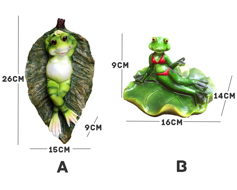 Смола Сексуальная Бикини плавающая статуя лягушек открытый сад пруд Декоративная скульптура животных для домашнего стола садовый декор Забавный подарок