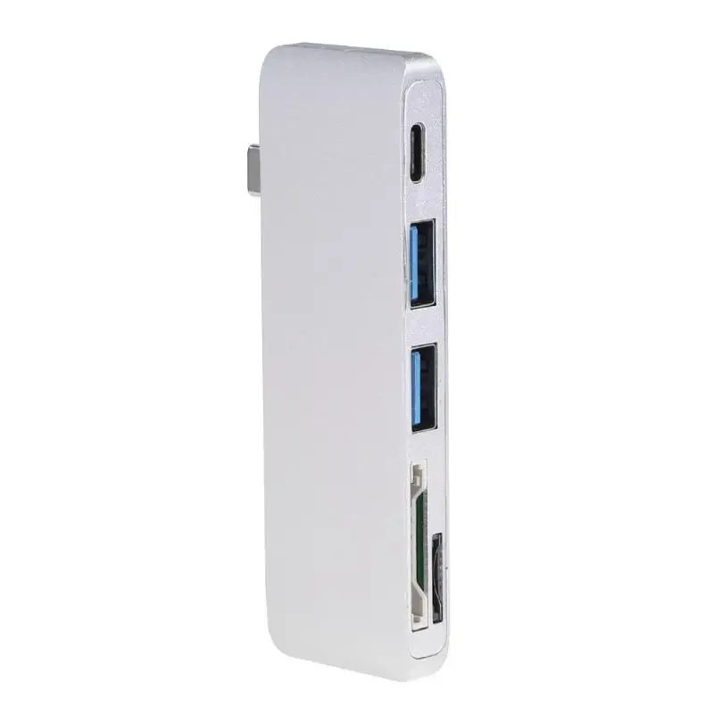 USB 3,1 тип-c концентратор USB-C к USB3.0 type C конвертер PD адаптер Micro SD TF кард-ридер для MacBook ноутбук ПК телефон ноутбук