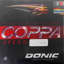 Donic Cappa speed 12071# черная резиновая губка для настольного тенниса