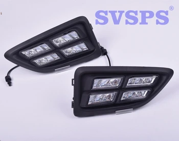 

High Quality Tuning Parts Daytime Running Lights Fog Lights Modified Highlights For Hyundai Verna 2017-2018