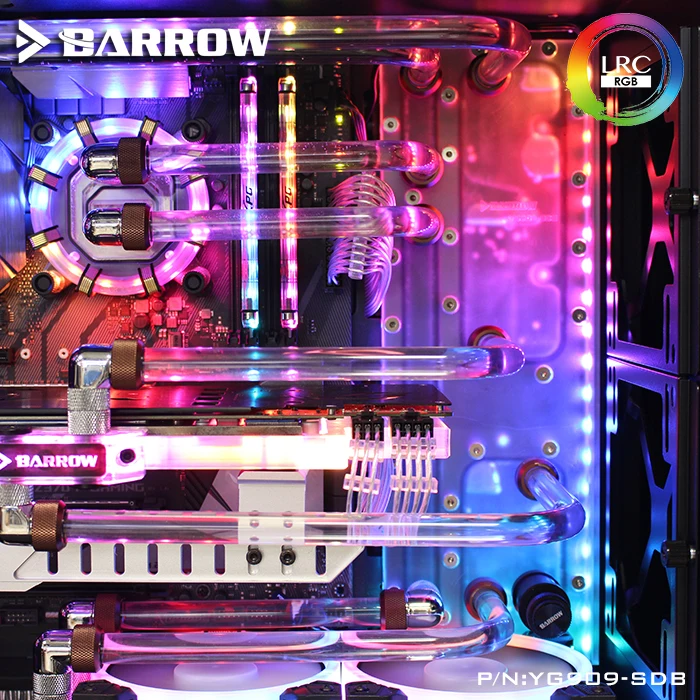 Barrow YG909 SDB доски Waterway для INWIN 909 чехол Intel CPU Water Block & Single/Double GPU/Pumps