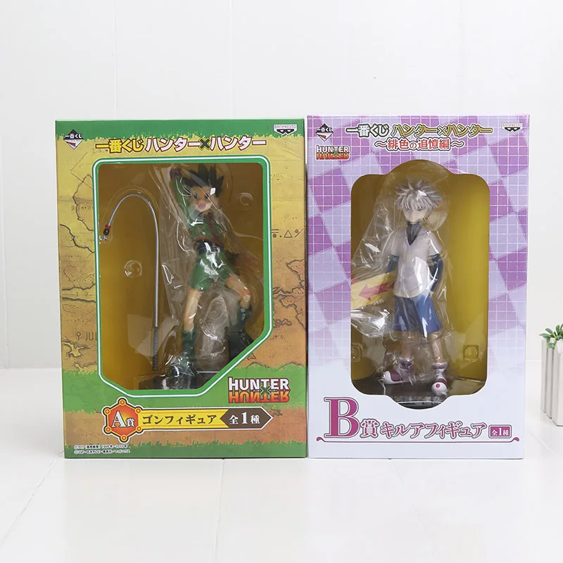 Аниме Hunter X Gon Freecss экшн фигурка масштаб 1/8 окрашенная Killua Zoldyck PVC Фигурки Brinquedos