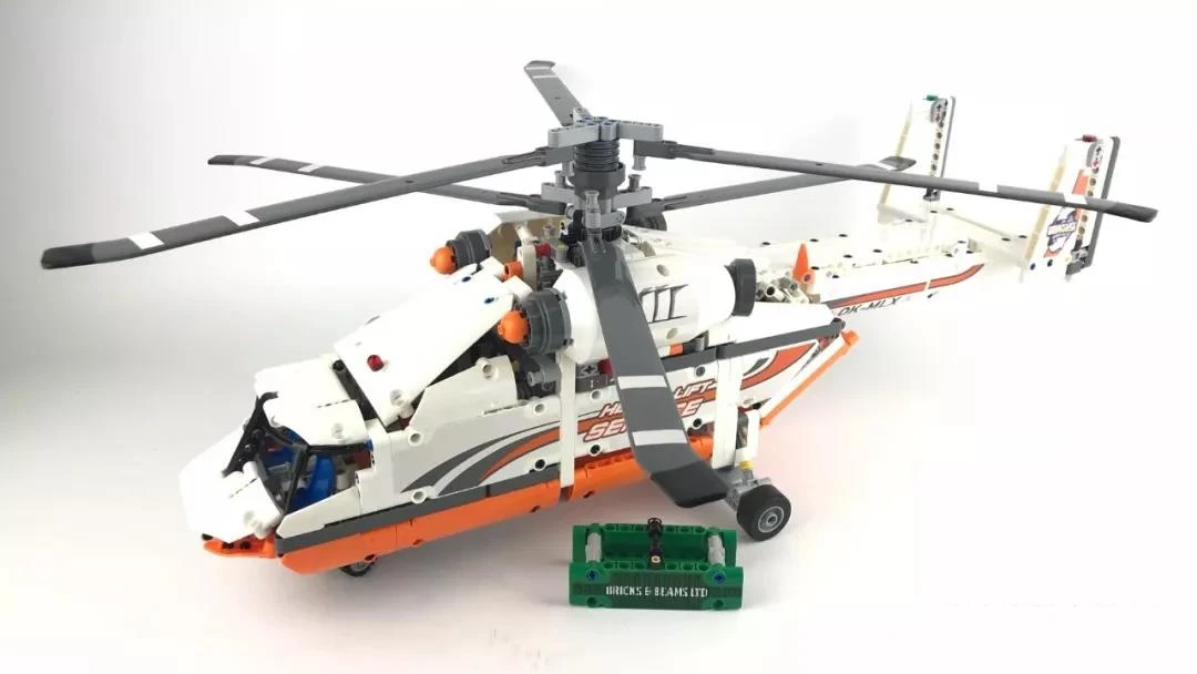 

1042Pcs Mechanical Group High Load Helicopter Model Building Kits Blocks Bricks Toy for Children Compatible Lepins