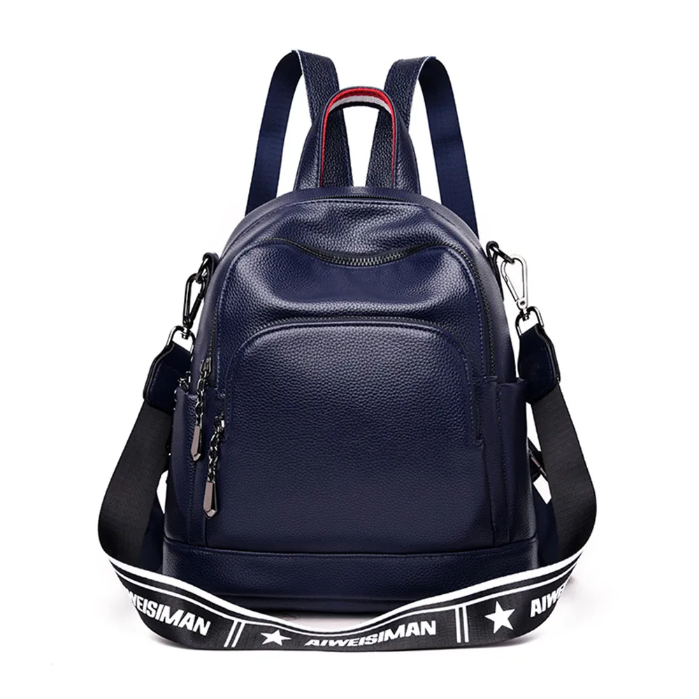 Высококачественный кожаный рюкзак модный женский многофункциональный рюкзак женский Повседневный дорожный плечевая сумка школьный