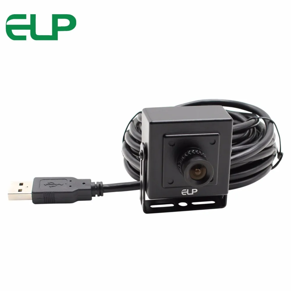 ELP 8MP Sony IMX179 MJPEG YUY2 UVC высокоскоростная usb 2 0 камера с мини-чехлом и объективом без