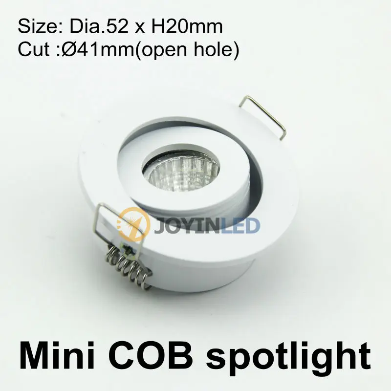 CE ROSH высокое качество круглый 3 Вт Dimmable COB мини точечный светодиодный светильник домашние светильники