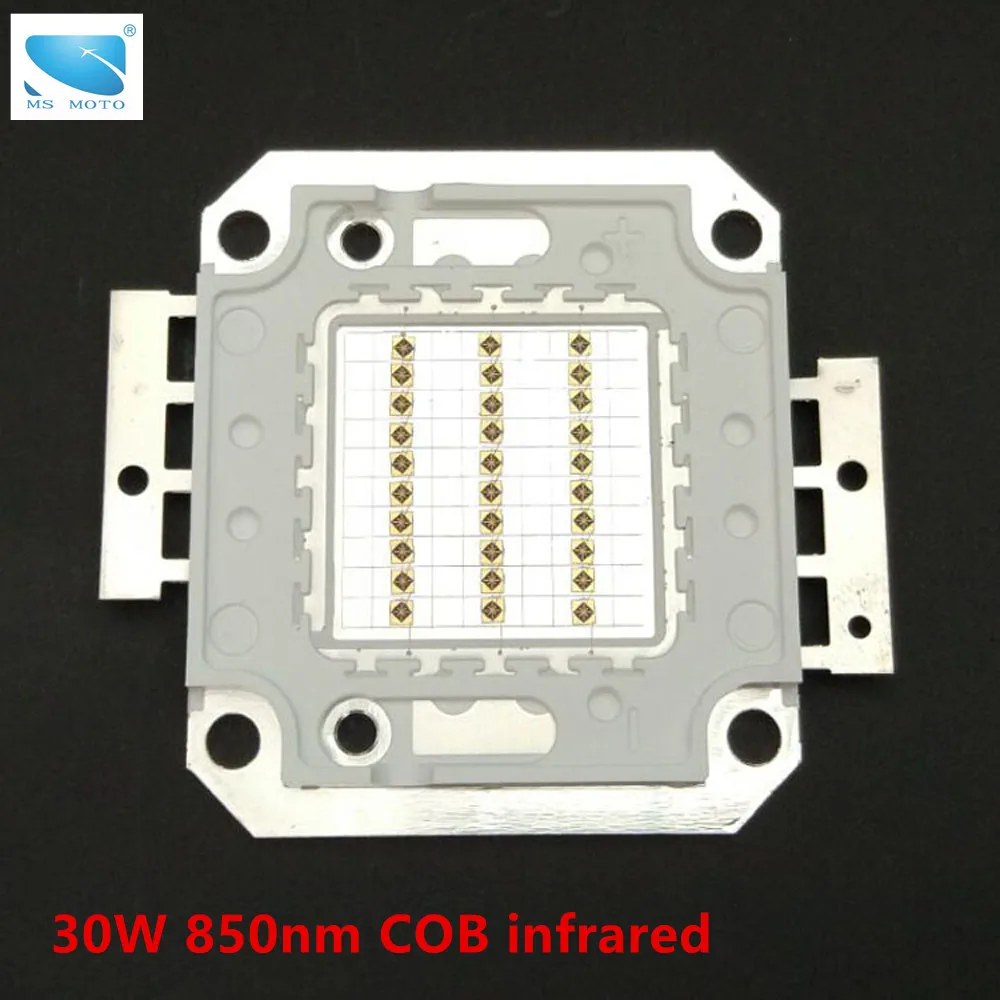 30W Infrared night vision COB LED 30pcs 40mil chips High power 850nm array infrared lamp IR Use for thermometer | Безопасность и