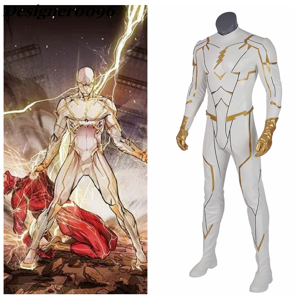 Фильм Косплэй флэш сезон 5 Косплэй костюм супер злодей Godspeed комбинезон набор шлемов фильм аксессуары COS