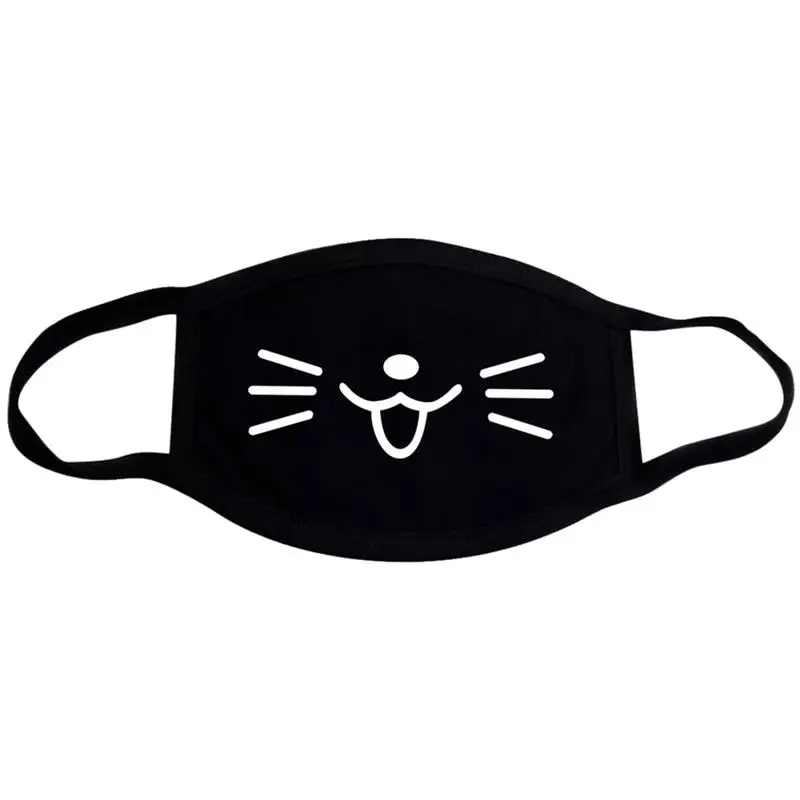 

Cute Pure Cotton Mouth Mask Cartoon Printing Washable Breathable Cartoon Mouth Cover Mask Face Mouth Mask Clothing Accessories