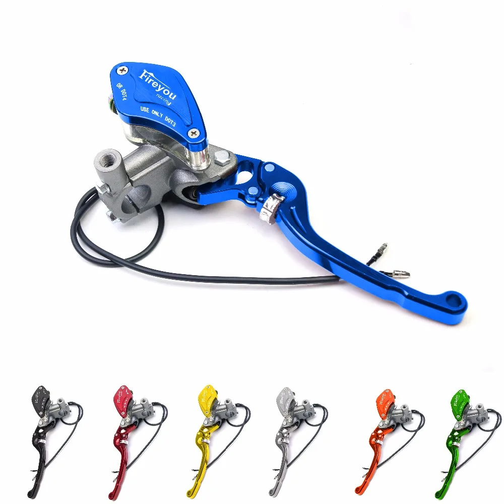 Motorcycle Brake Pump Lever Hydraulic Clutch Master Cylinder Reservoir