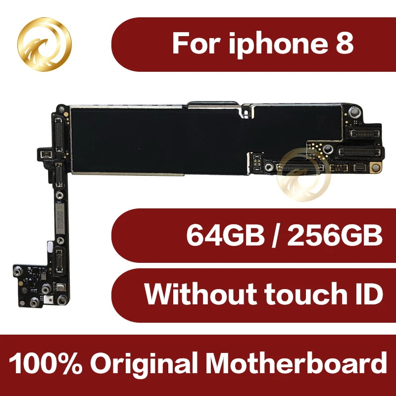 Оригинальная разблокированная материнская плата для iphone 8 без распознавания