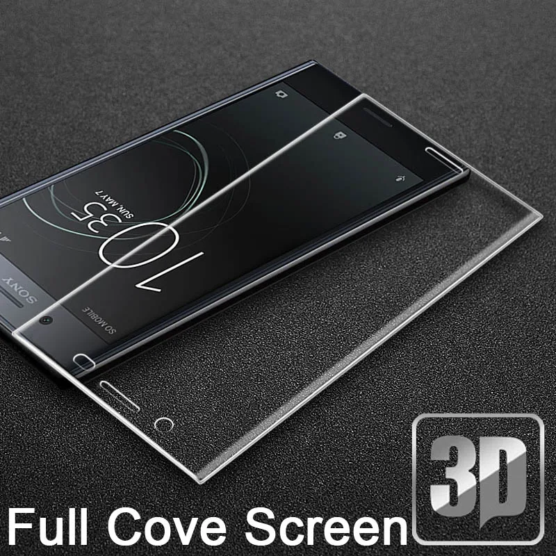 

9H 3D Tempered Glass LCD Curved Full screen protector Guard cover For Sony Xperia XA XA1 XA2 Ultra PLUS Dual Protective film