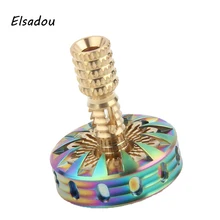 Elsadou Billetspin Colorful Nuts Hand Spinner Metal Gyro Fidget Toys Finger Spinner