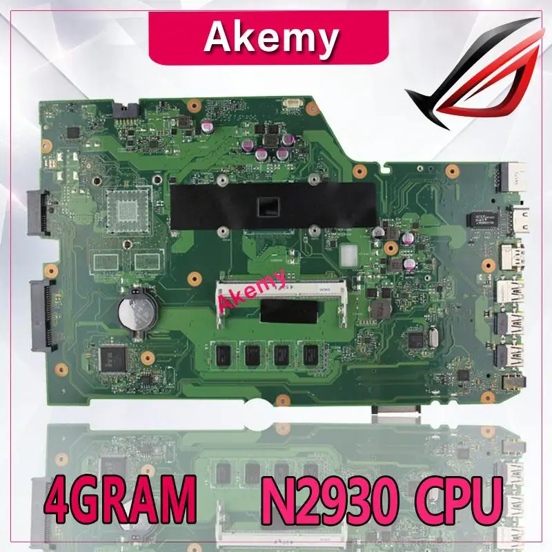 Akemy X751MA материнская плата для ноутбука ASUS X751MA X751M X751 тесты оригинальная 4 г оперативная память N2930 процессор