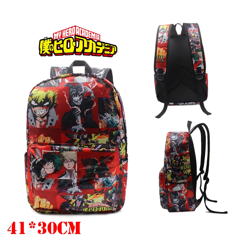 My Hero Academia Printing Backpack Izuku Midoriya Katsuki Bakugou
