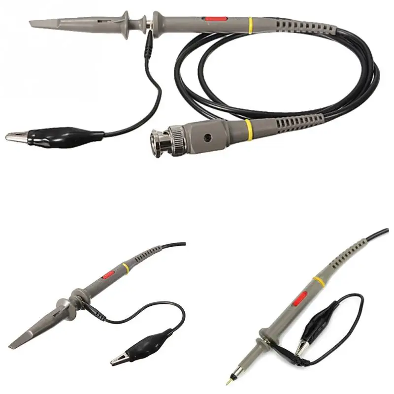P6100 DC 100MHz Oscilloscope Tester Scope Clip Probe BNC Clip Probes