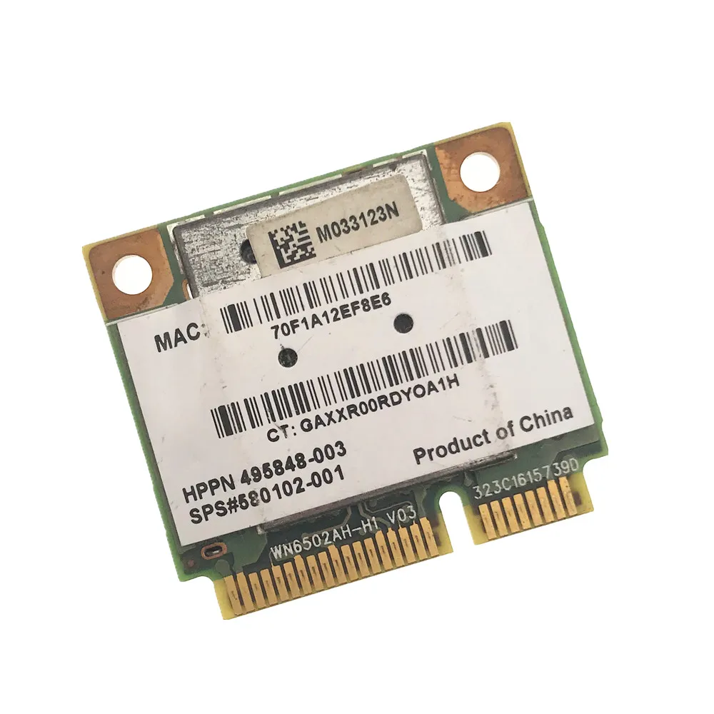 Беспроводная карта Atheros AR5BHB92 AR9280 Half Mini PCI-E 2,4/5,0 GHz для Mac Hackintosh