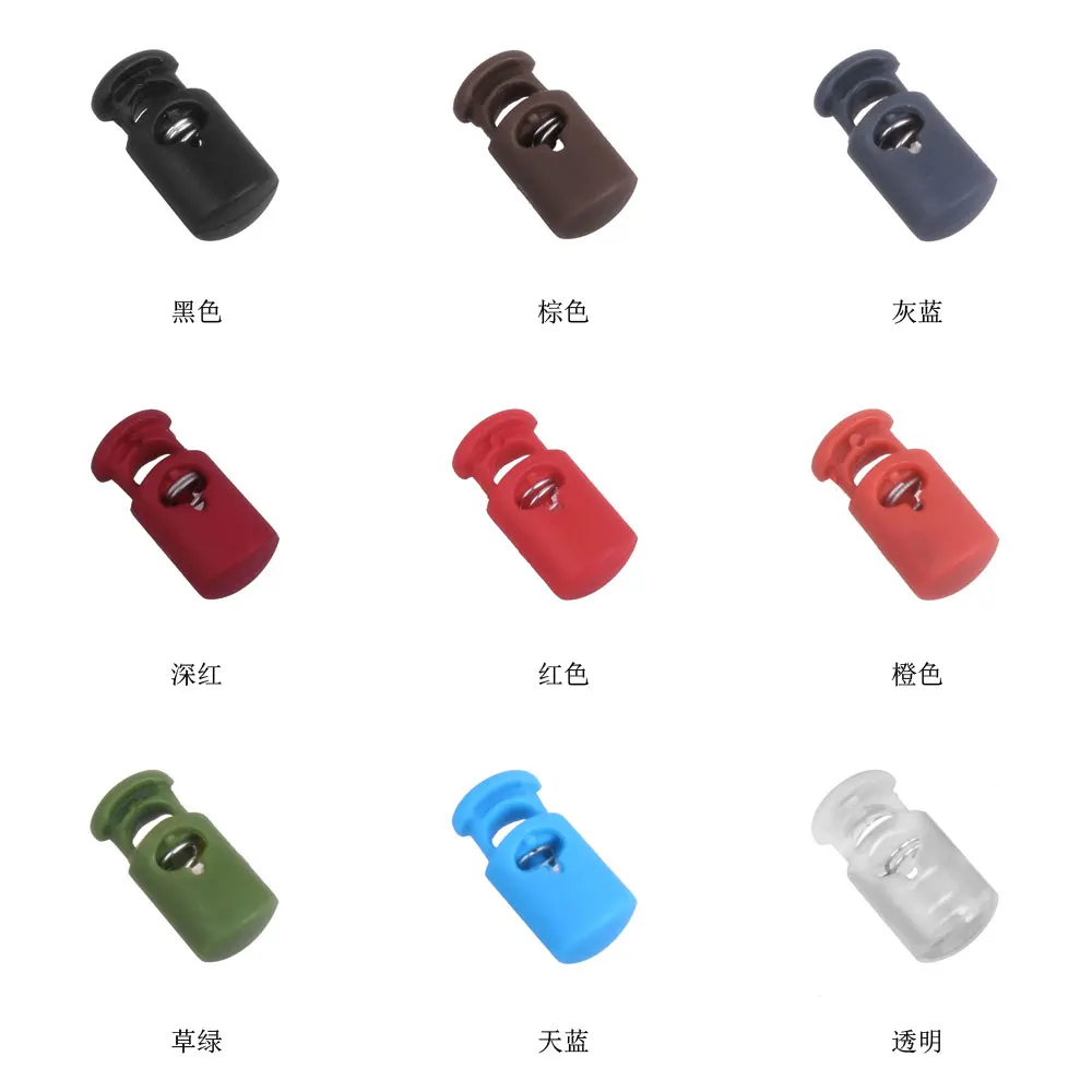 free shipping multi color small side release buckle plastic rope clamps