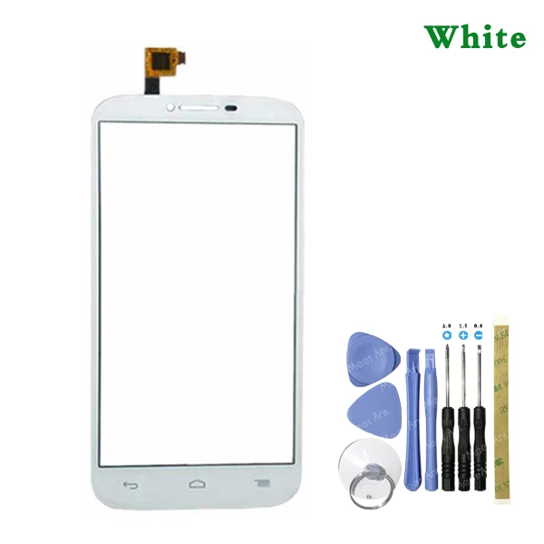 white With Tool Замена высокого качества 5," для Alcatel Pop C9 OT7047 7047 7047D сенсорный экран дигитайзер сенсор внешняя стеклянная панель объектива - Цвет: white With Tool