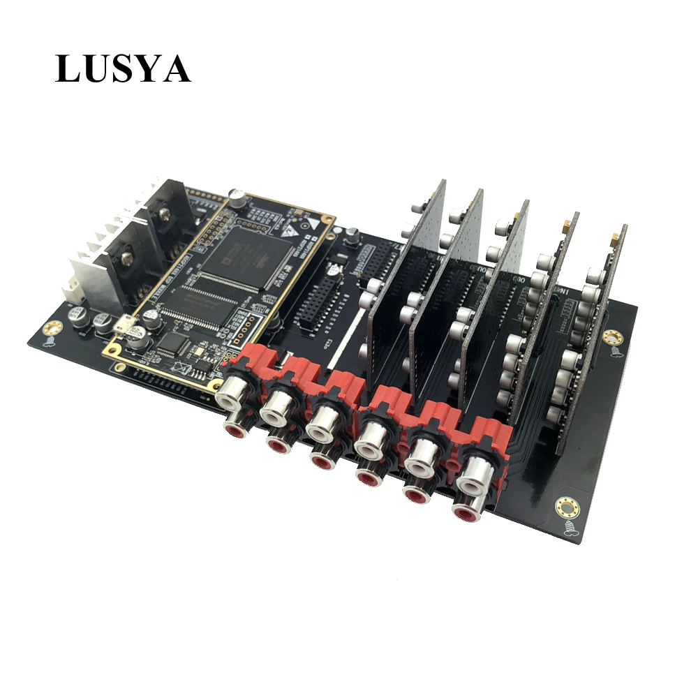 

Lusya ADSP21489 development board ADC PCM1804 Input board+DAC PCM1798 output board 4 in 6 out processor B4-007