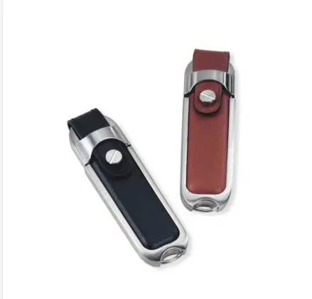 100% Реального Коричневый/Черный Кожаный Модель usb 2.0 8 ГБ 16 32 64 32gbmemory флэш палку
