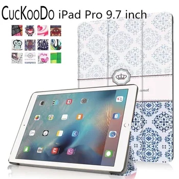 

CucKooDo Ultra Slim Smart Shell Standing Cover with Auto Sleep / Wake Feature for Apple iPad Pro 9.7-inch (2016 Version)