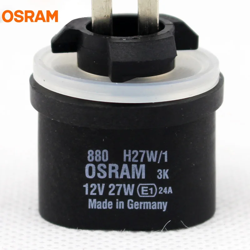 OSRAM 880 H27/1 W 12V 27W 3200K PG13 галогенная оригинальная противотуманная фара стандартное освещение лампы авто лампа УФ-фильтр, 1X