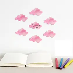 Kawaii розовое облако Радуга заметка стикер стены Искусство книги декоративные школьные канцелярские принадлежности блокнот