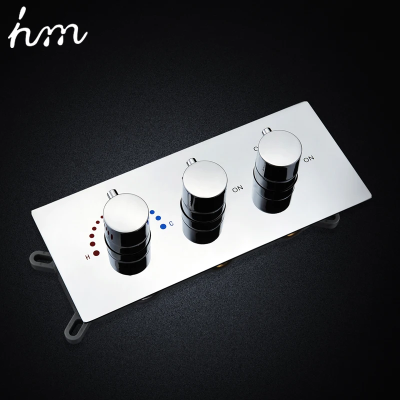 

hm Shower Valve Mixer Contemporary In Wall Concealed Bathroom Shower Control Switch Valve Thermostatic Control Small Water Flow