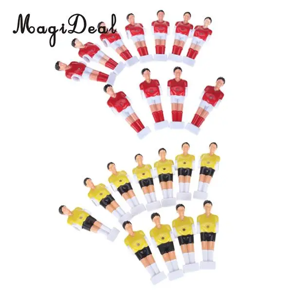 22 PCS Red & Yellow Foosball Men Table Soccer Player Indoor Game