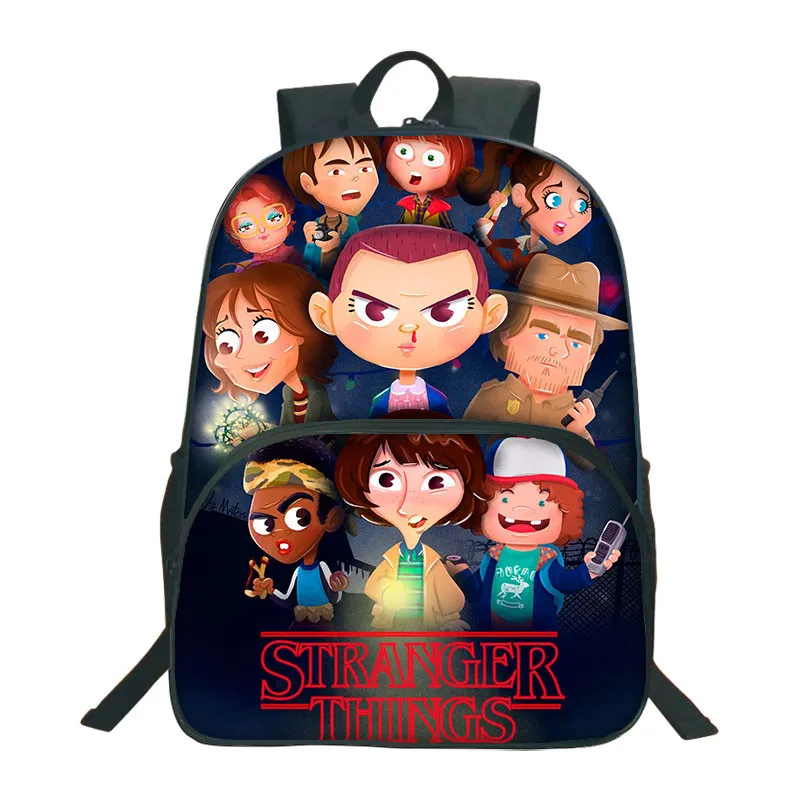 Новые странные вещи школьные сумки для подростков Bookbag Рюкзак мальчиков Mochila