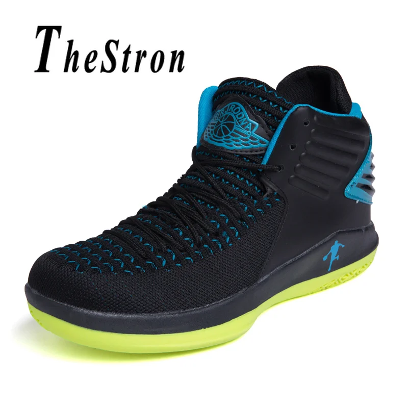 Basketball Shoes For Kids High Top Basketball Sneakers Men Black Red Sport Shoes For Men Quality Male Basketball Boots