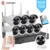 IMPORX Plug and Play 8CH 720 P Беспроводной NVR комплект P2P 1MP ИК Крытый Открытый 8 шт. безопасности Камера WI-FI CCTV Системы комплект видеонаблюдения
