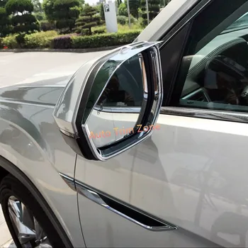 

ABS Outside Door Rearview Mirror Shelter Rain Deflector For Volkswagen Atlas 2018